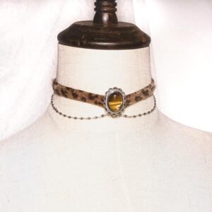Tiger eye Stone - Chocker for Confidence & Sexy power