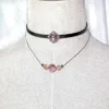 lepidolite amethyst sunstone set | Layered Crystal Jewelry